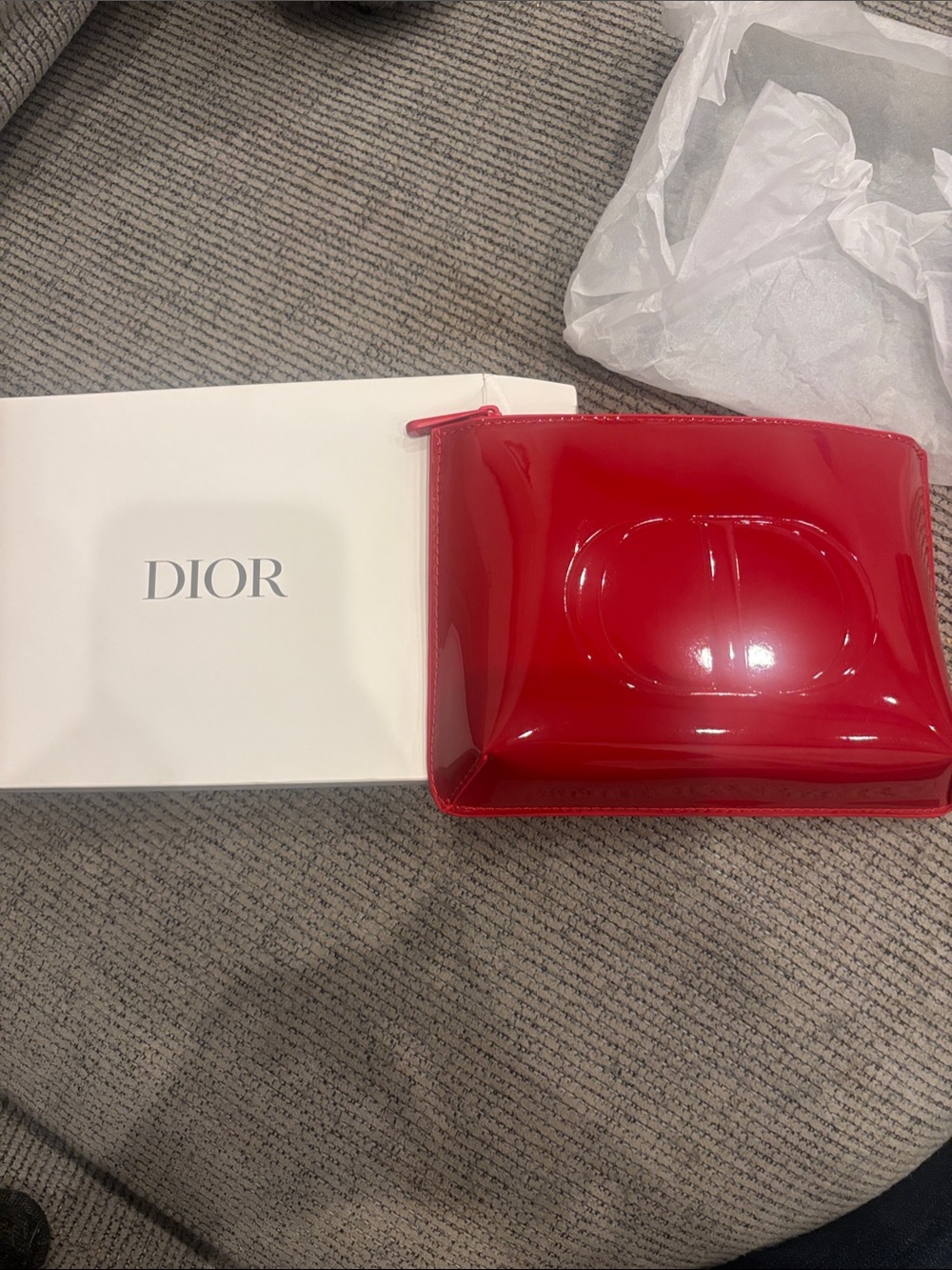 Dior White Box with Gray Logo